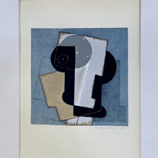 Henri Laurens (After) Composition cubiste, 1929 Jacomet process print (pochoir) on vélin paper, after Laurens’s Aquarelle, published in L’Art Cubiste, 1929.