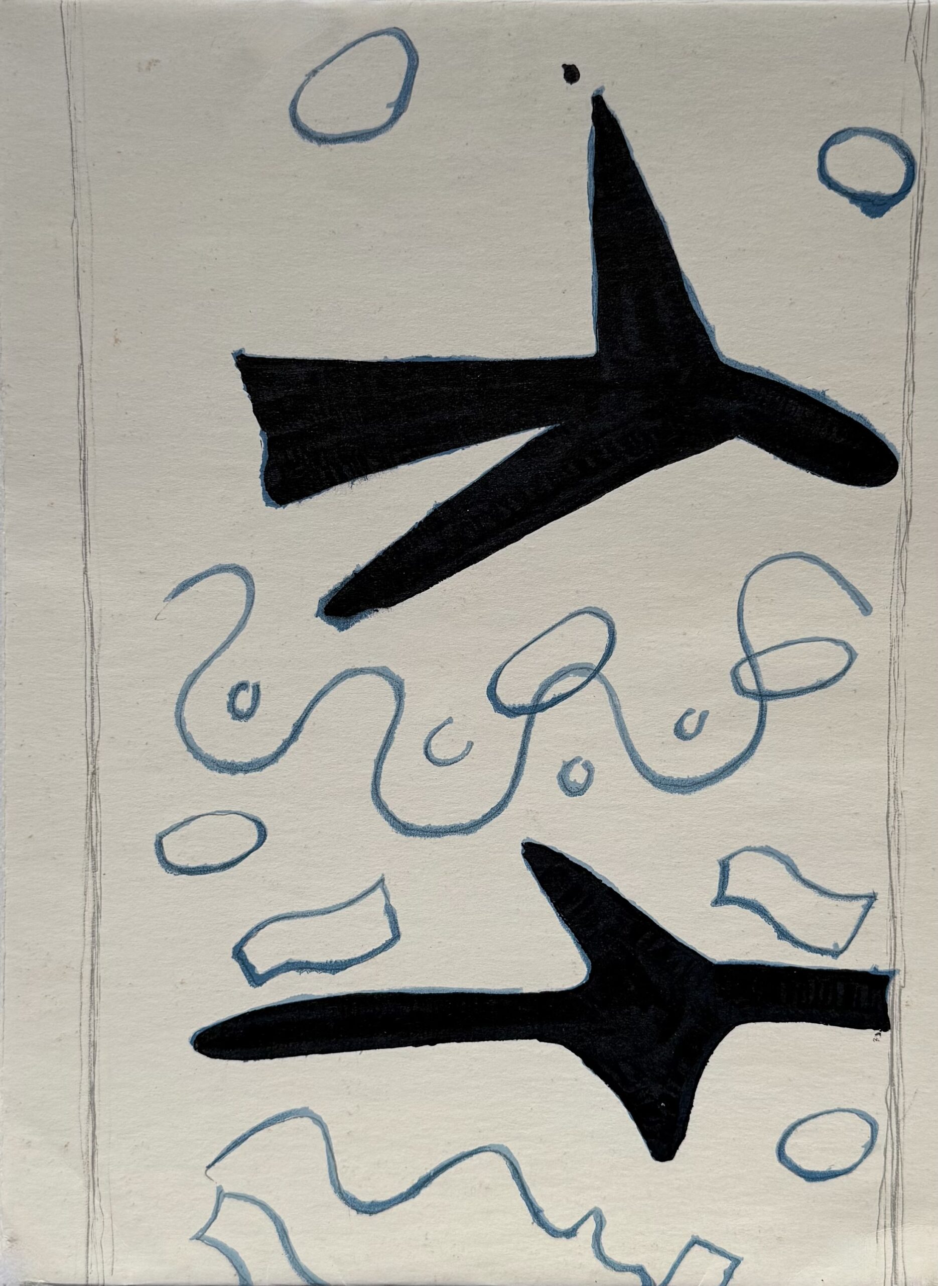 Georges Braque: Les oiseaux, 1963