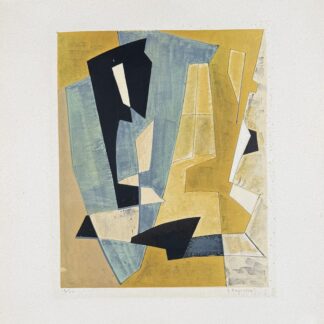 Jean Deyrolle : Abstract Composition #2, 1950 - Hand-signed