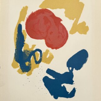 Greta Sauer : Abstract Composition, 1953 - Hand-signed