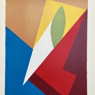 Jean Pons : Abstract Composition, 1953 - Hand-signed