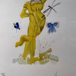 Salvador Dali - Divine Erato, c. 1979 (Hand signed)