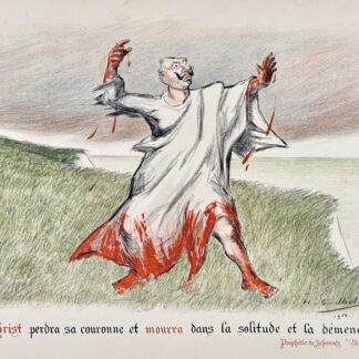 Henri Gabriel Ibels - L’Antechrist perdra sa couronne, 1914