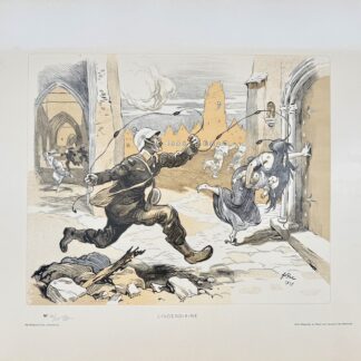 Ferdinand Bac – L’Incendiaire, 1915 (signé à la main)<br><br>