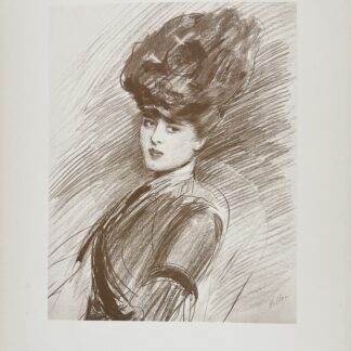 Paul César Helleu : La Parisienne (Madeleine Carlier), c. 1910