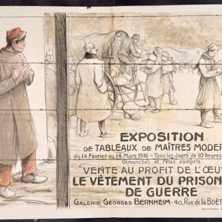 Francisque Poulbot - Exposition de tableaux des maîtres modernes, 1916