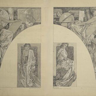 Alphonse Mucha : Figures décoratives, 1902 pl.39 & 40