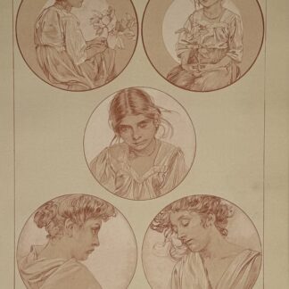 Alphonse Mucha : Figures décoratives, 1902 pl.5