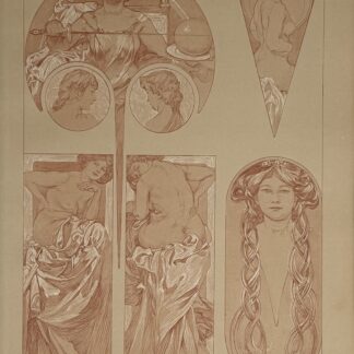 Alphonse Mucha : Figures décoratives, 1902 pl.11