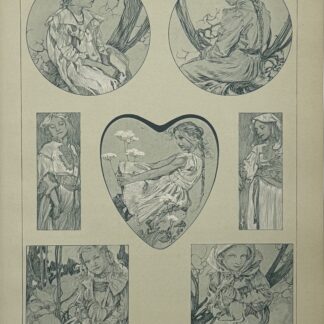 Alphonse Mucha : Figures décoratives, 1902 pl.28