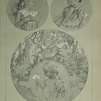 Alphonse Mucha : Figures décoratives, 1902 pl. 32