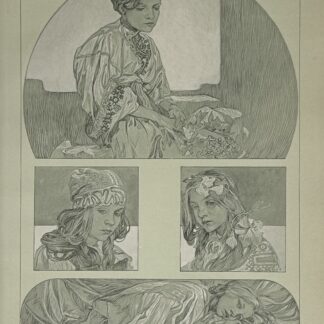 Alphonse Mucha : Figures décoratives, 1902 pl. 20