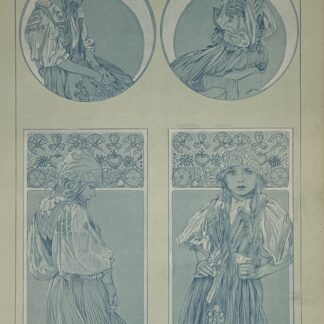Alphonse Mucha : Figures décoratives, 1902 pl. 6