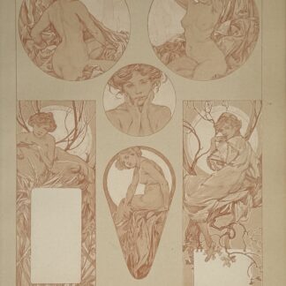 Alphonse Mucha : Figures décoratives, 1902 pl. 15
