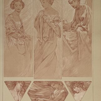 Alphonse Mucha : Figures décoratives, 1902 pl. 7