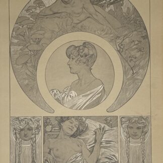 Alphonse Mucha : Figures décoratives, 1902 pl. 2