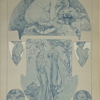 Alphonse Mucha : Figures décoratives, 1902 pl. 18