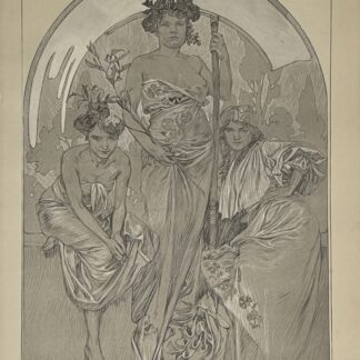 Alphonse Mucha : Figures décoratives, 1902 pl. 13
