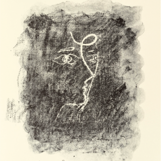 Georges Braque: Profile cubiste, 1984