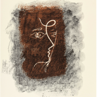 Georges Braque: Profile cubiste, 1984