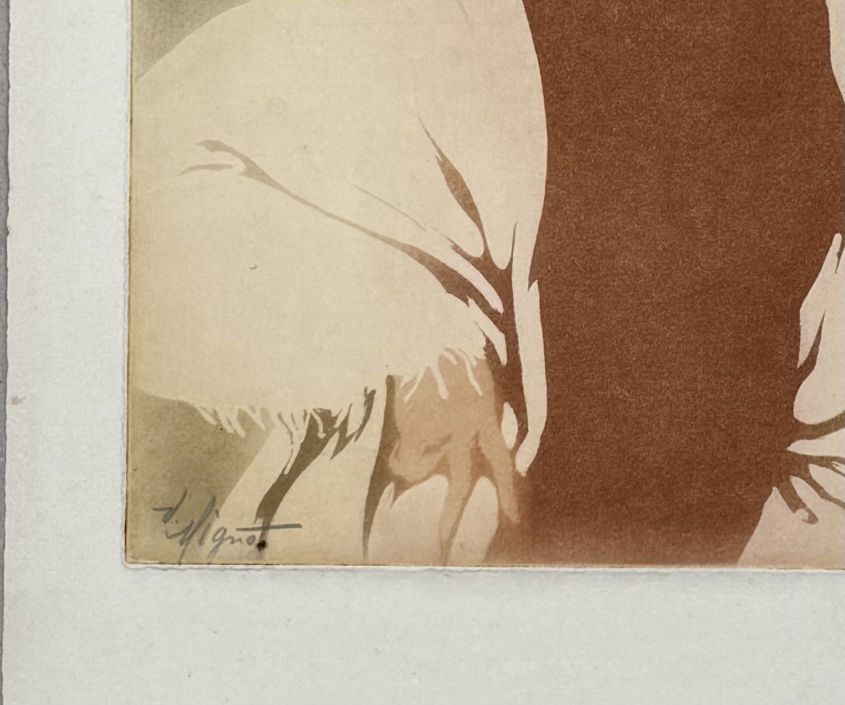 Victor Mignot - Une Passante, c. 1910 - Signé à la main ! – Image 3