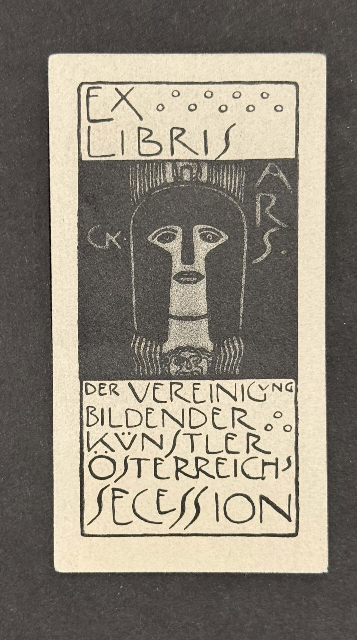 Gustav Klimt : Ex Libris der Vereinigung Bildender Künstler Österreichs, c. 1898–1900 - Image 2