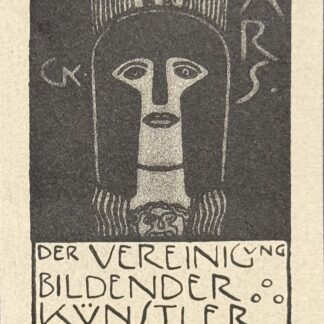 Gustav Klimt : Ex Libris der Vereinigung Bildender Künstler Österreichs, c. 1898–1900