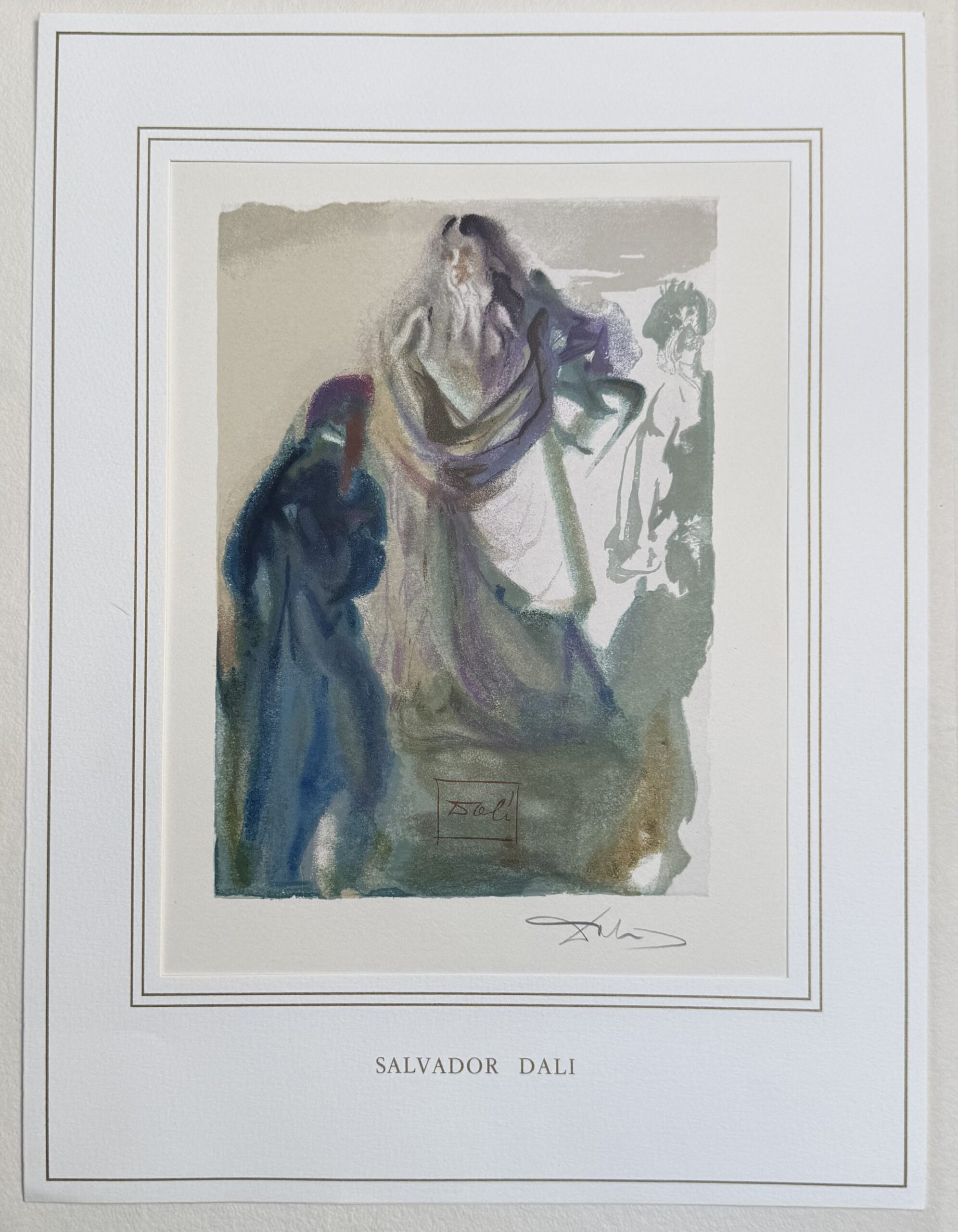 Salvador Dali : Le Chemin vers Dieu, 1963 (hand signed) - Image 2