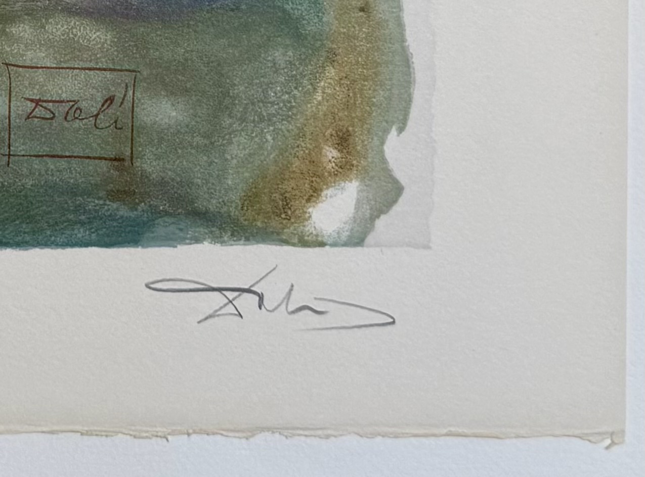 Salvador Dali : Le Chemin vers Dieu, 1963 (hand signed) - Image 3