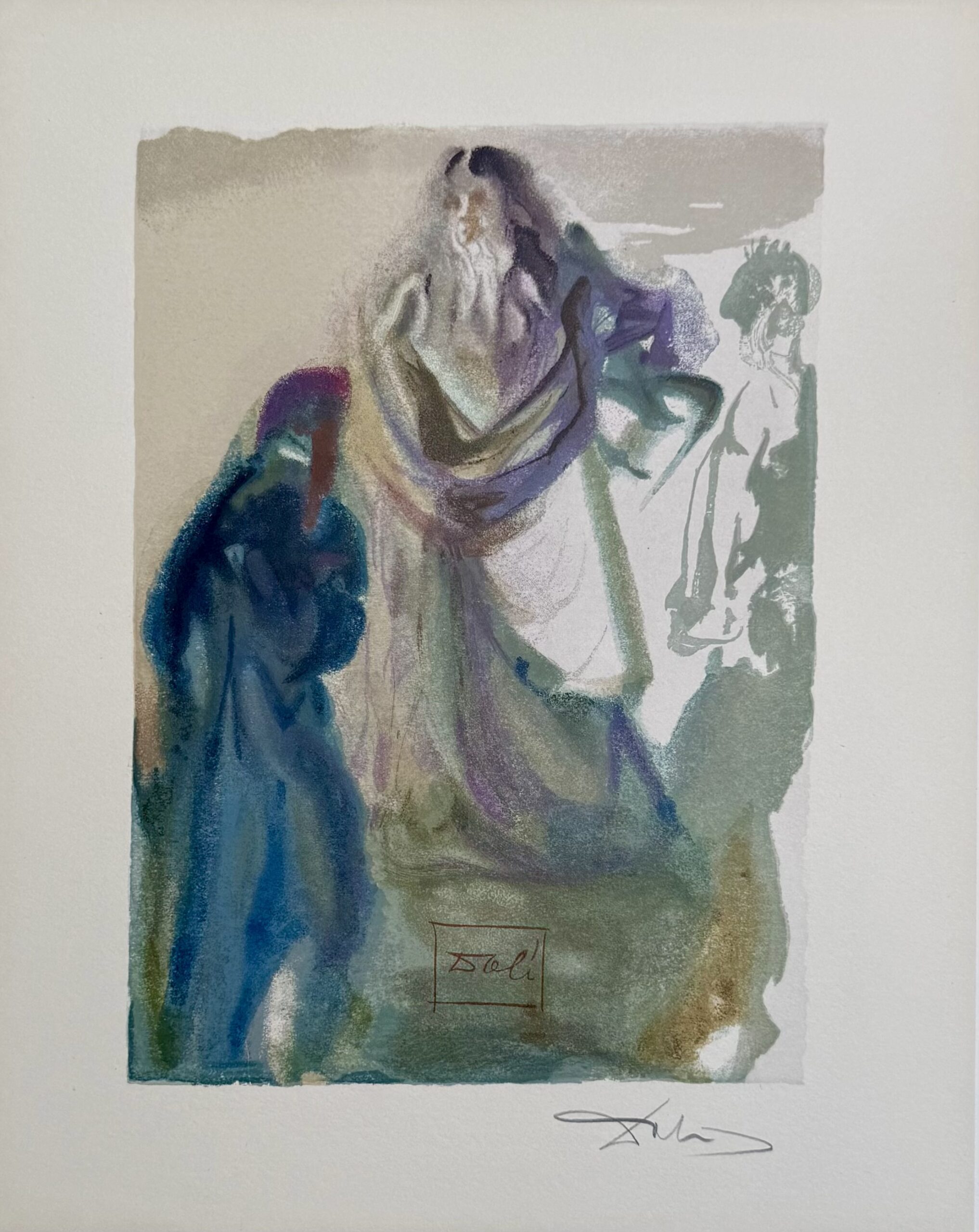 Salvador Dali : Le Chemin vers Dieu, 1963 (hand signed)