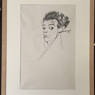 Egon Schiele (after), Selbstporträt — Self-Portrait, 1920