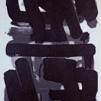 Soulages (After) - Gouaches et gravures (D), 1957 - Framed!