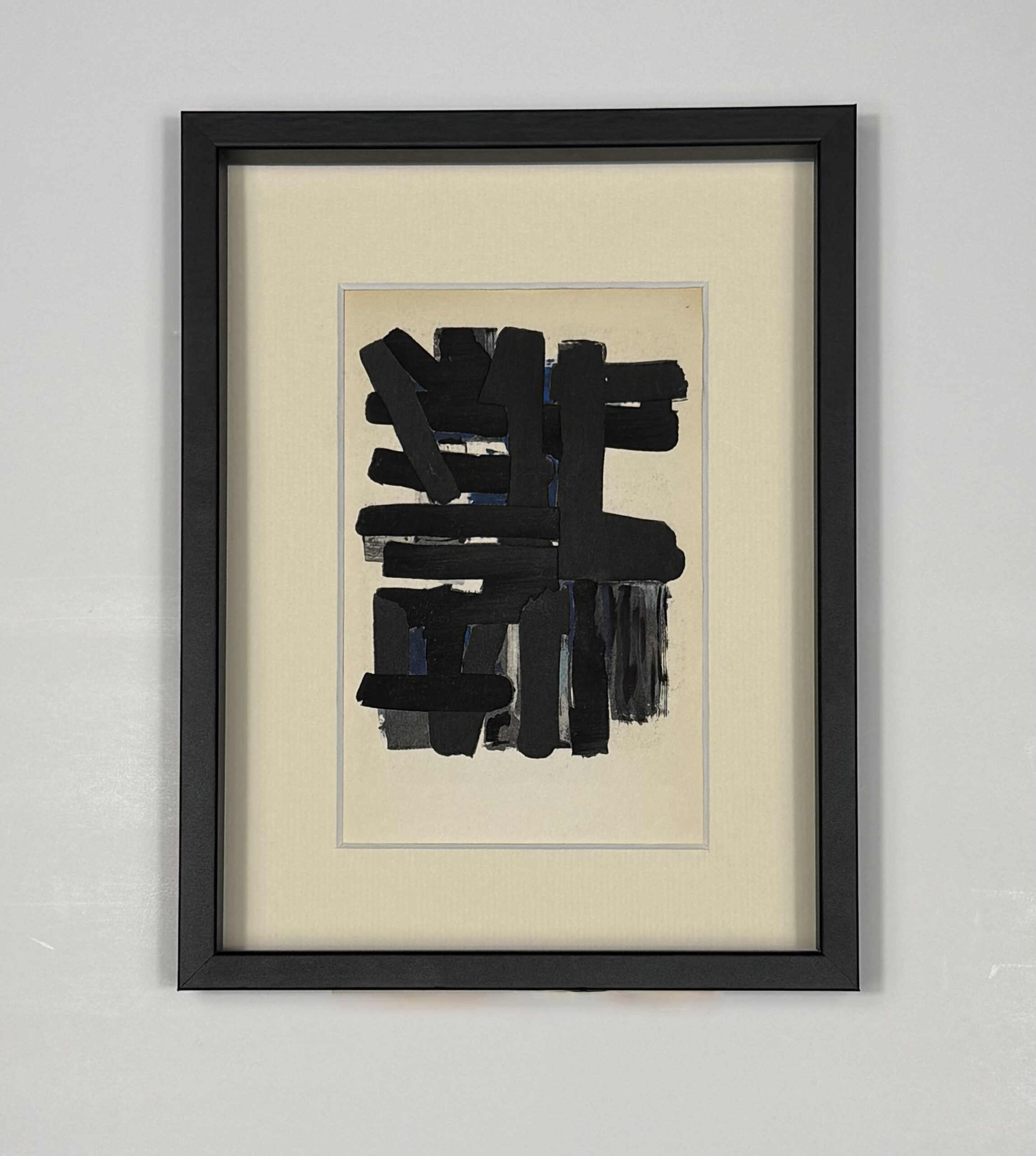 Soulages (After) - Gouaches et gravures (F), 1957 - Framed! - Image 4