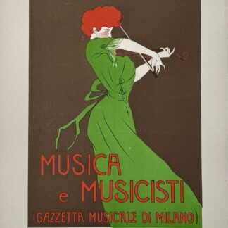 Leonetto Cappiello - Musica e Musicisti, 1914