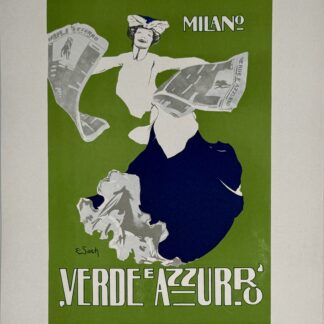 Enrico Sacchetti : Verde e Azzurro, 1914