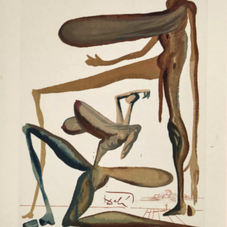 Salvador Dali : La Prodigalité, 1963 (hand signed)Vgl. Michler/Löpsinger 1995, S. 109 u. 114, Nrn. 1094 u. 1133. Je dat. 1960.