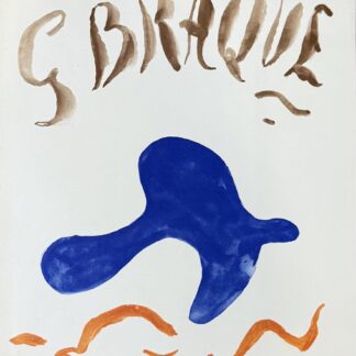 Georges Braque — Œuvre graphique original (Hommage de René Char), Geneva, 1958
