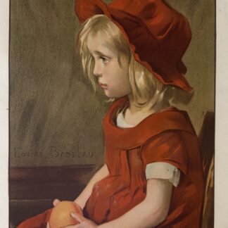 #BelleÉpoque, #ColourLithograph, #ArtNouveau, #LEstampeModerne