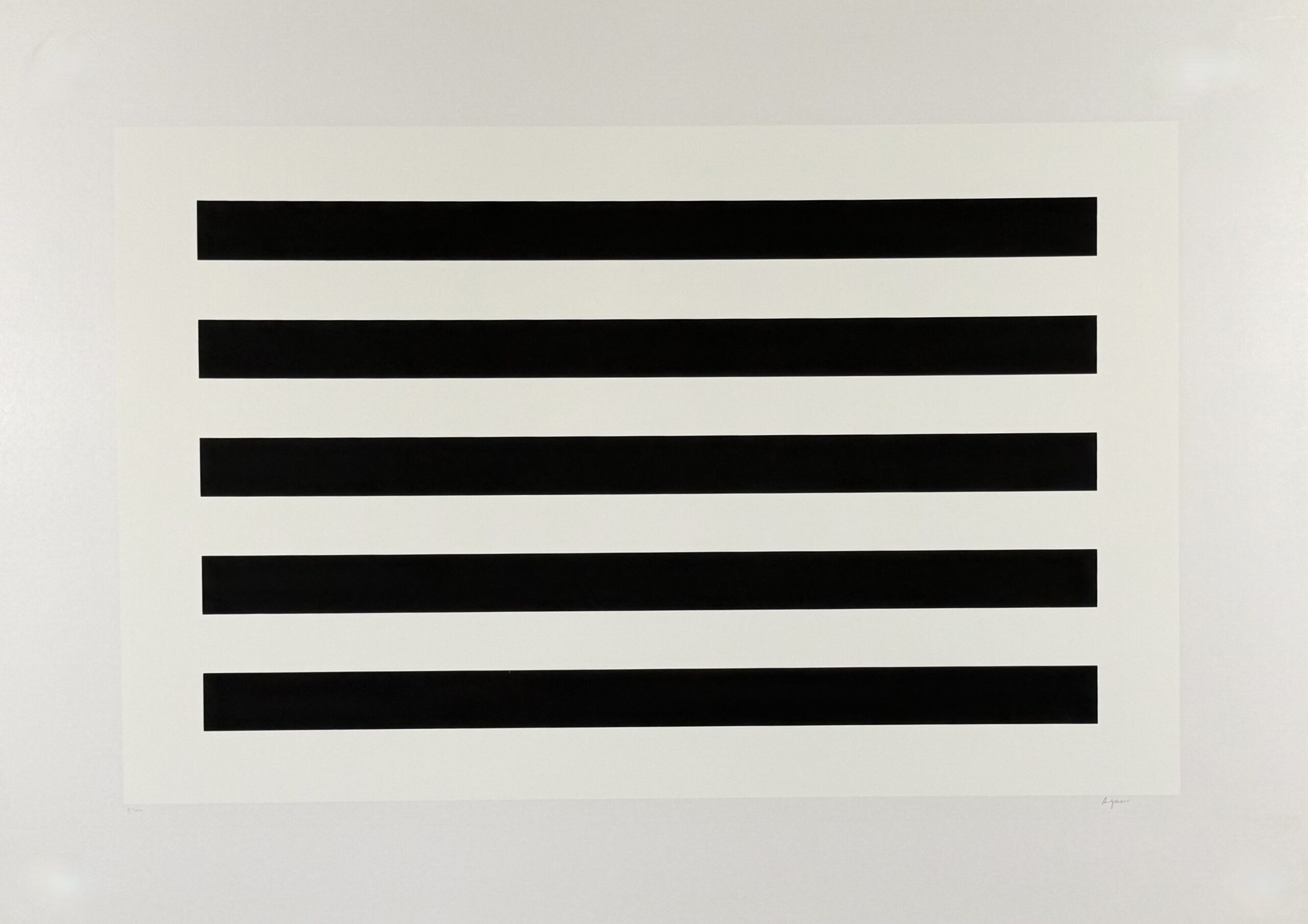 Yaacov Agam : Hommage à G.B. Plate 5, 1973 - Hand Signed