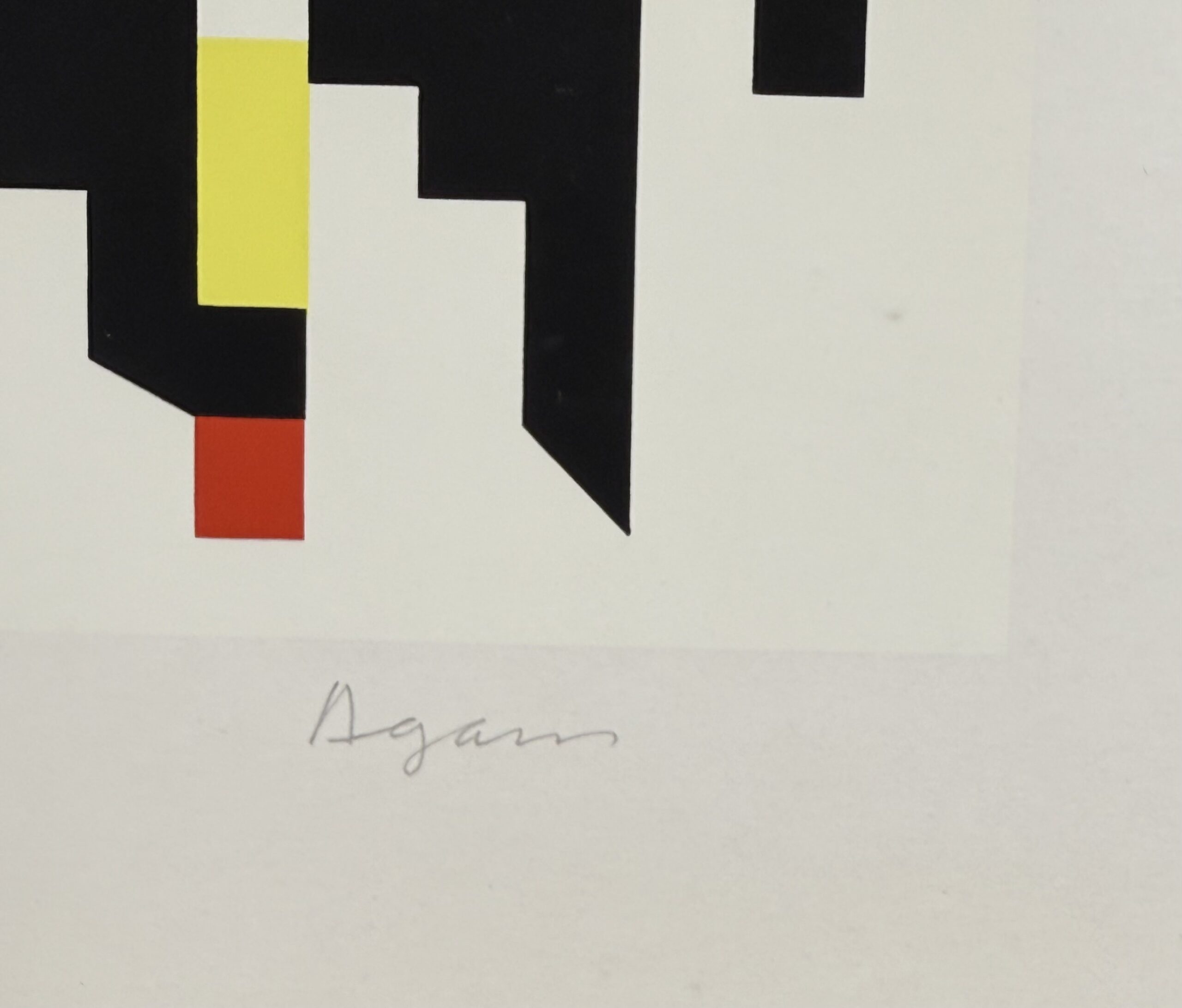 Yaacov Agam : Hommage à G.B. Plate 3, 1973 - Hand Signed - Image 4