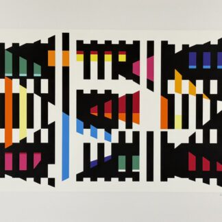 Yaacov Agam : Hommage à G.B. Plate 2, 1973 - Hand Signed