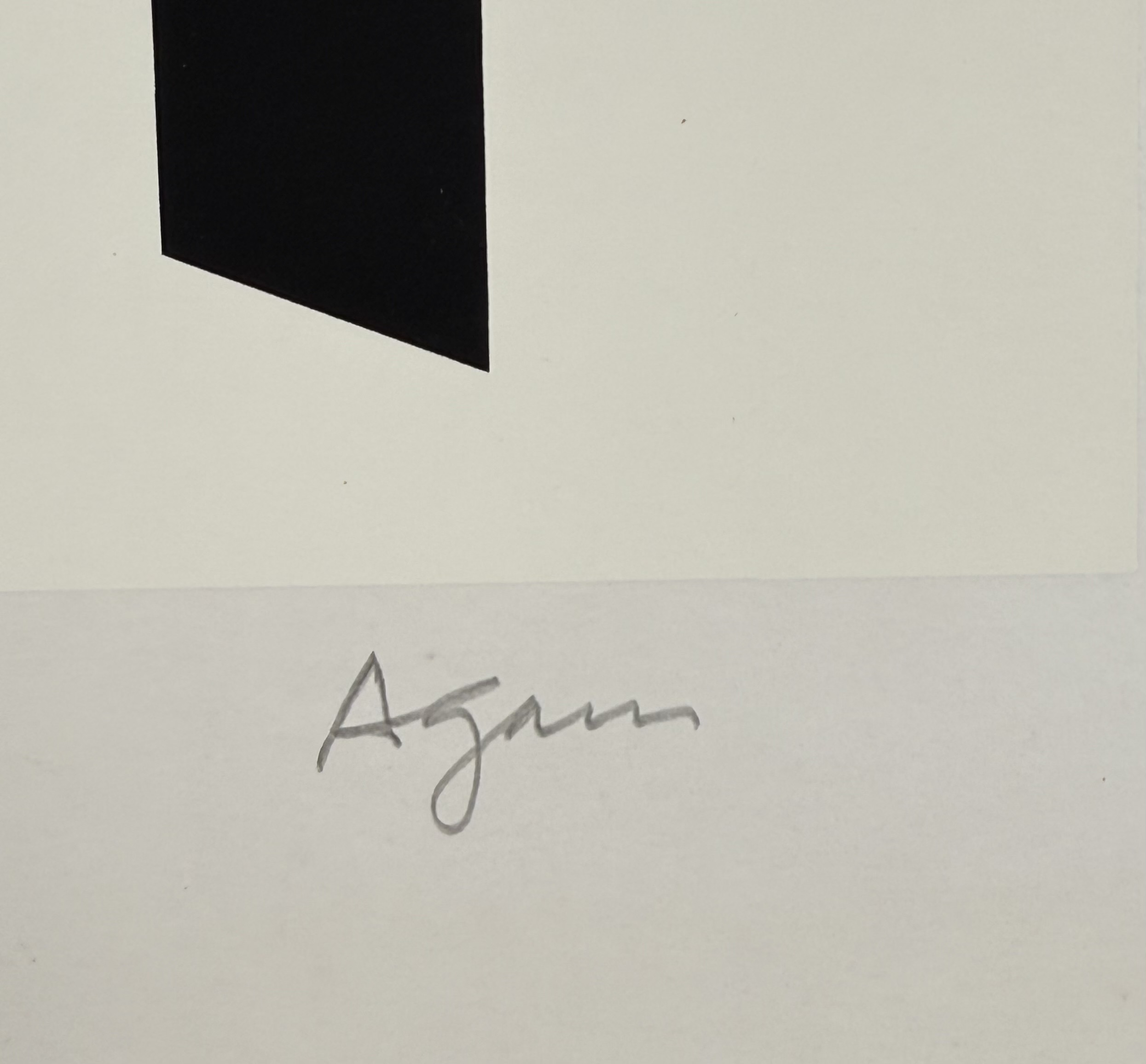 Yaacov Agam : Hommage à G.B. Plate 2, 1973 - Hand Signed - Image 4