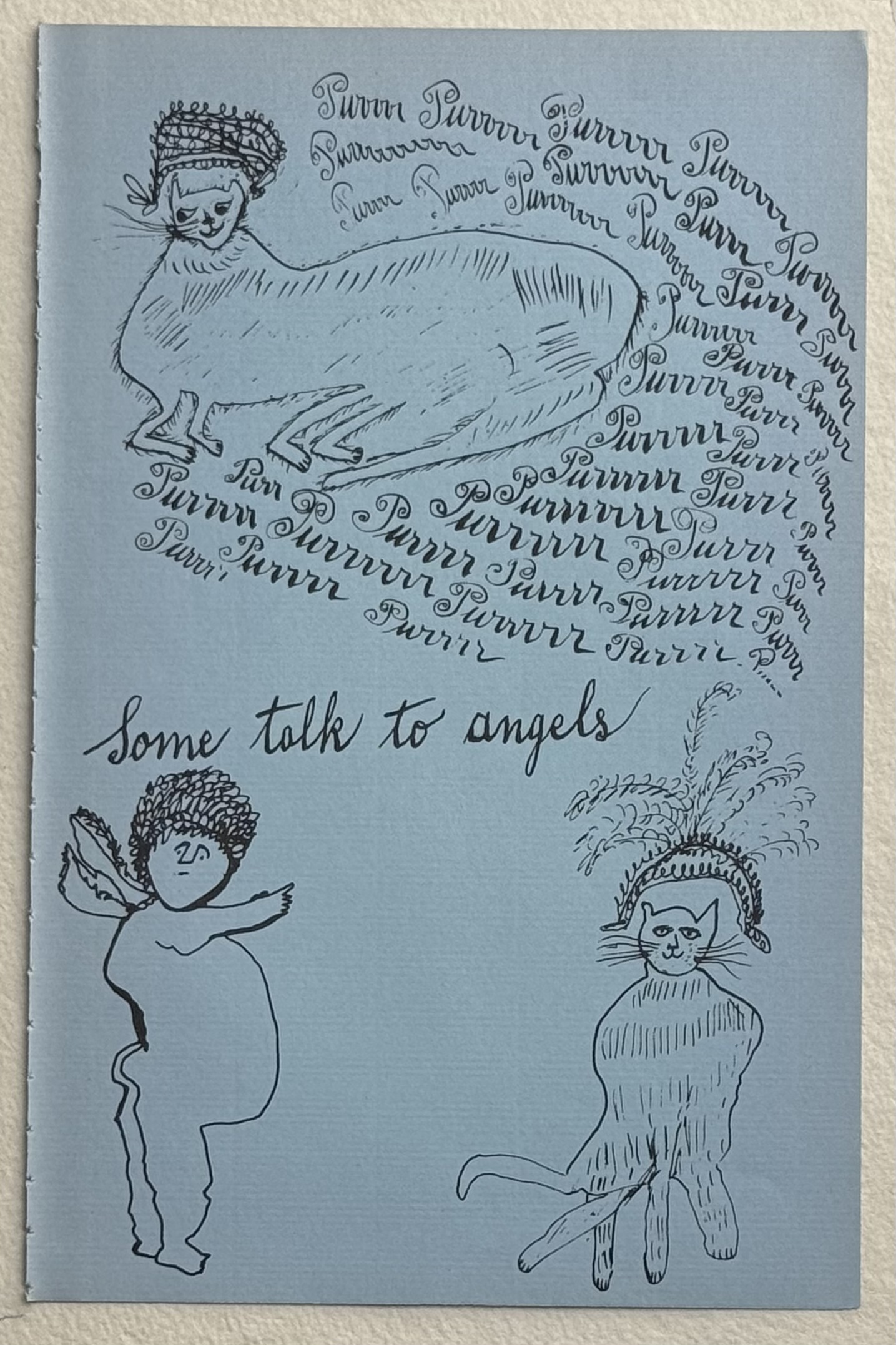 Andy Warhol : Holy Cats - Some talk to angels, C. 1957 - Image 2