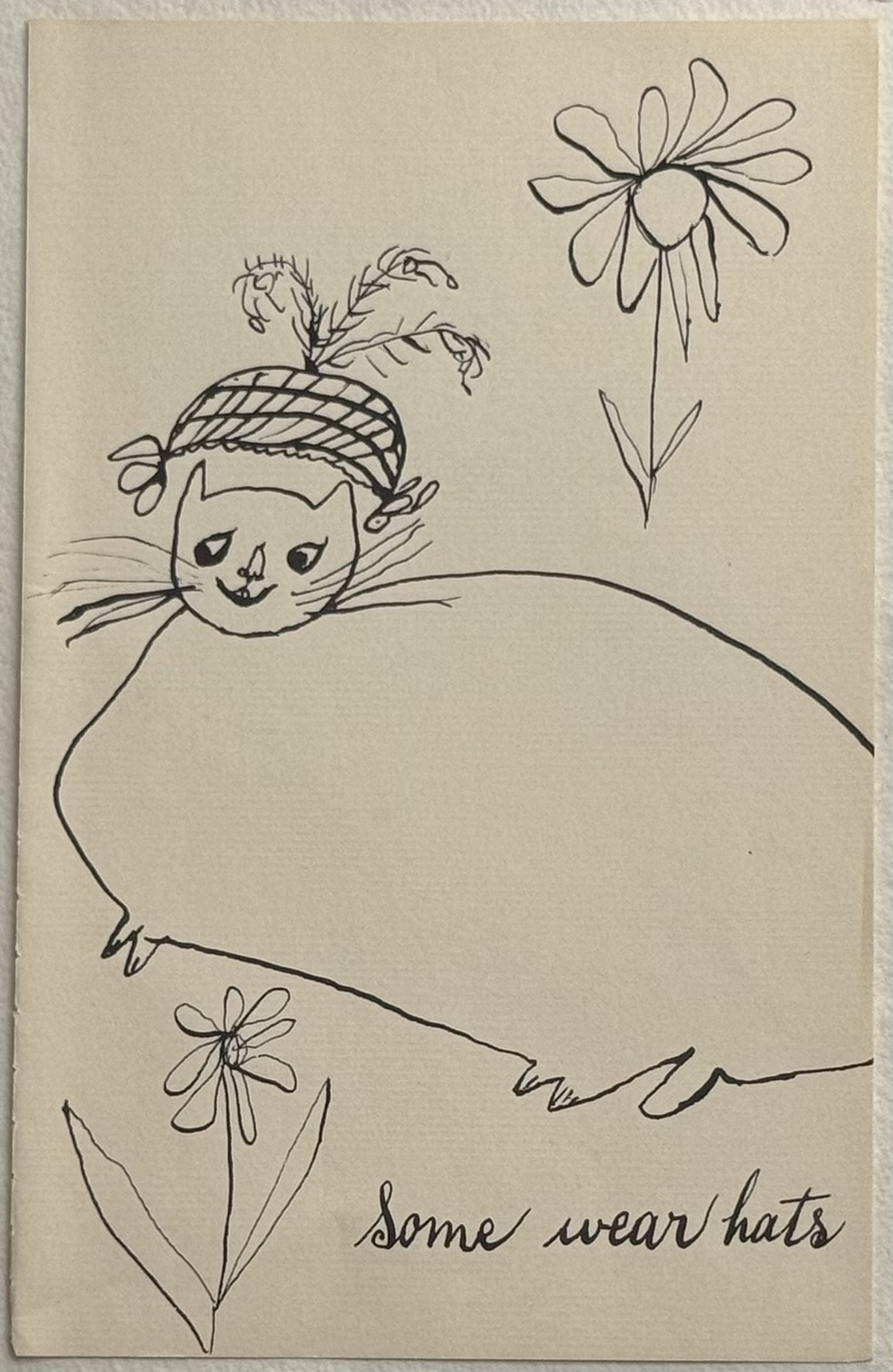 Andy Warhol : Holy Cats - Some wear hats, C. 1957 - Image 2