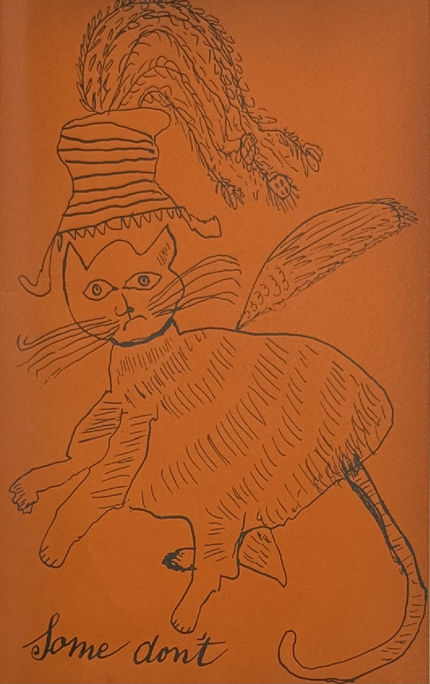 Andy Warhol : Holy Cats, C. 1957