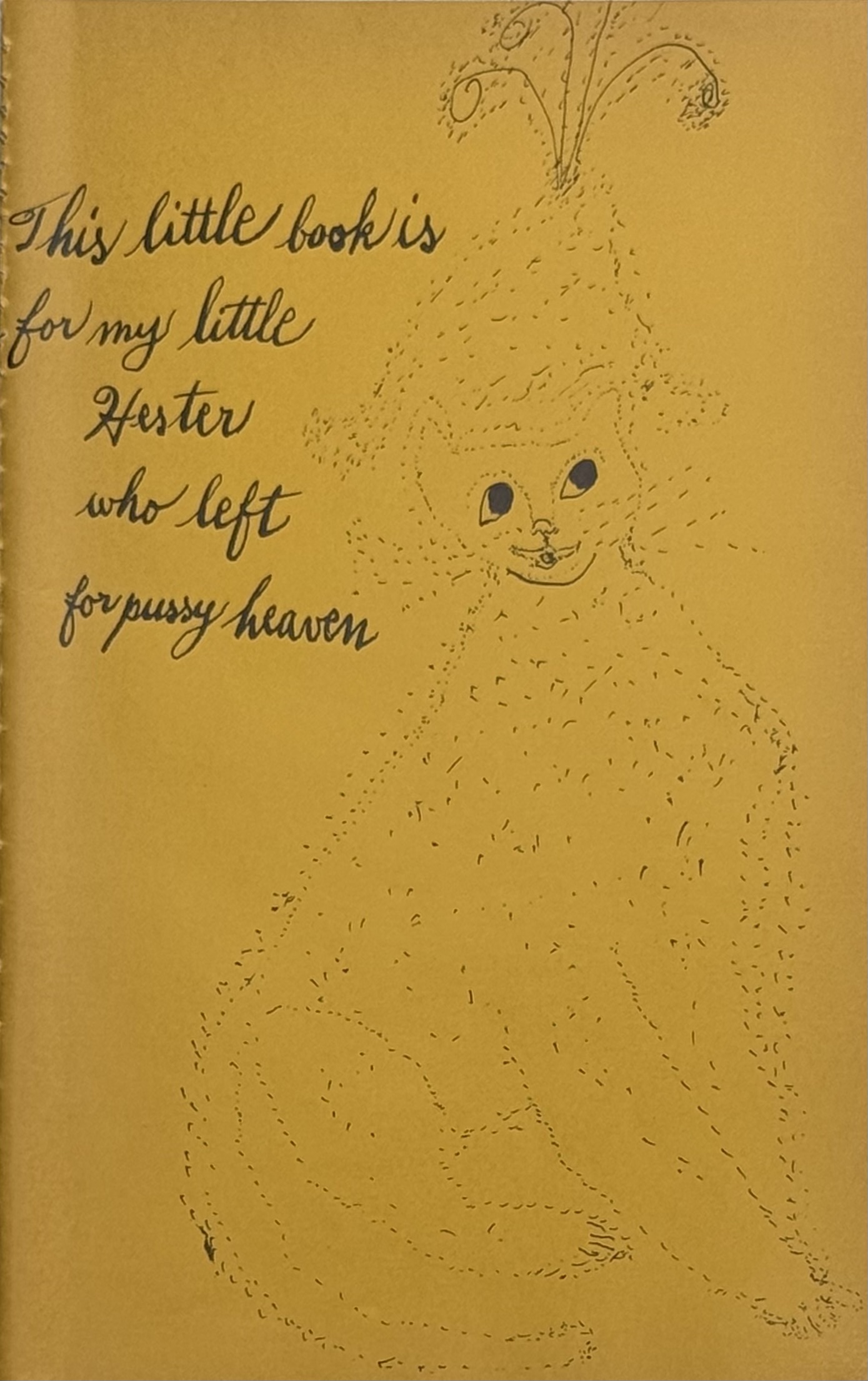 Andy Warhol's mother - Holy Cats by Andy Warhol's mother, c. 1957