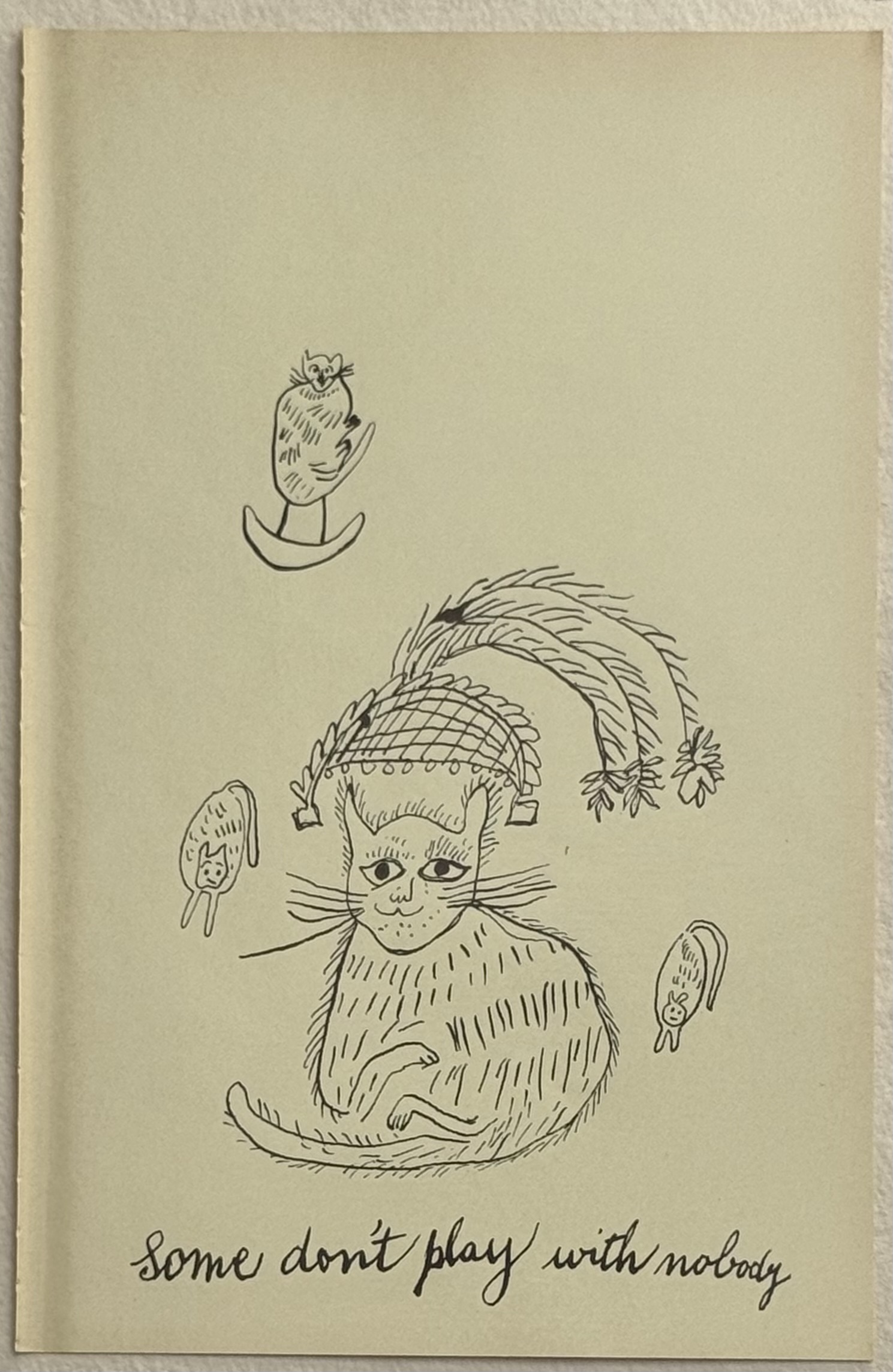 Andy Warhol's Mother - Holy Cats : Some don't play with nobody, c. 1957 - Image 2