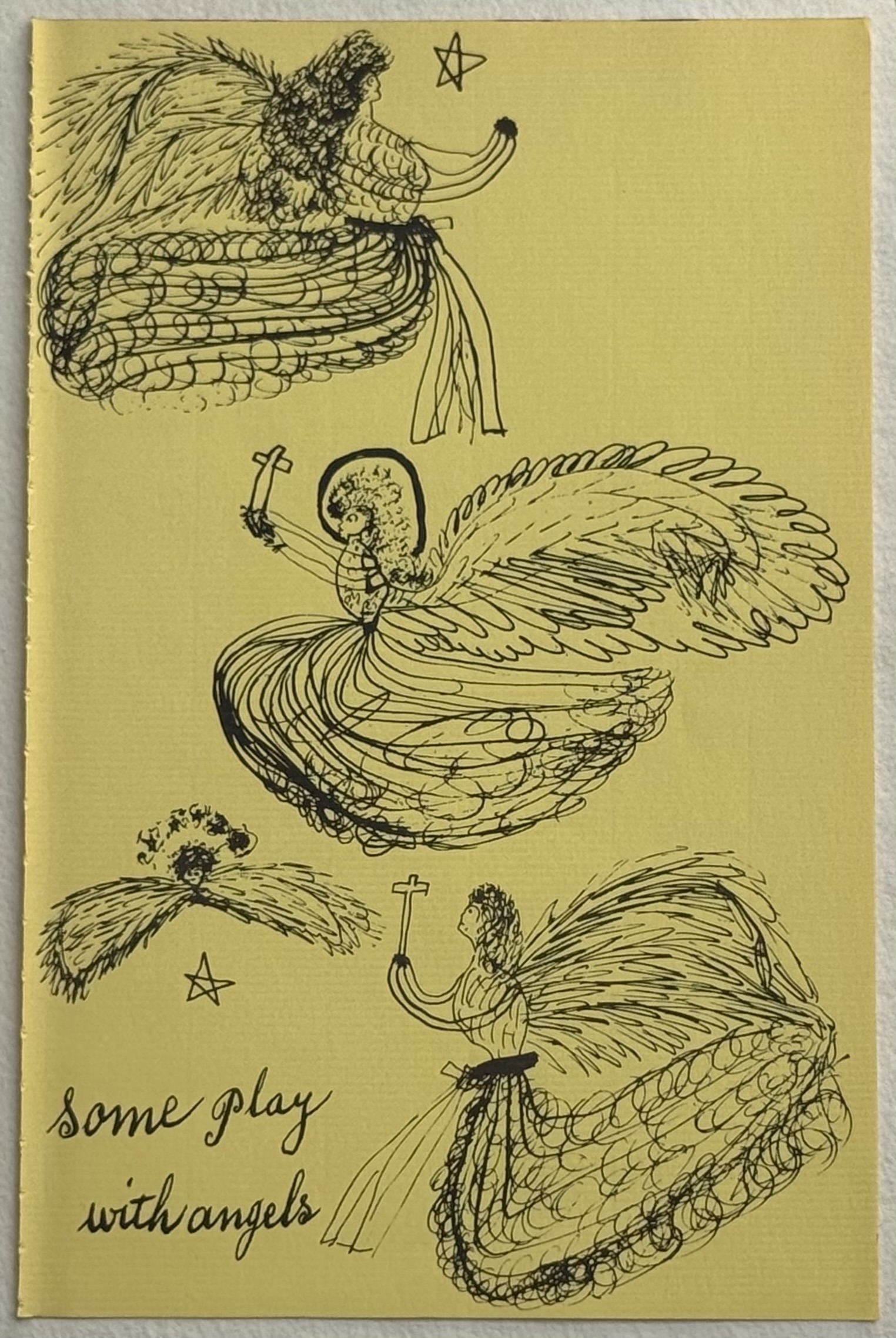 Andy Warhol : Holy Cats, Some play with Angels, C. 1957 - Image 2