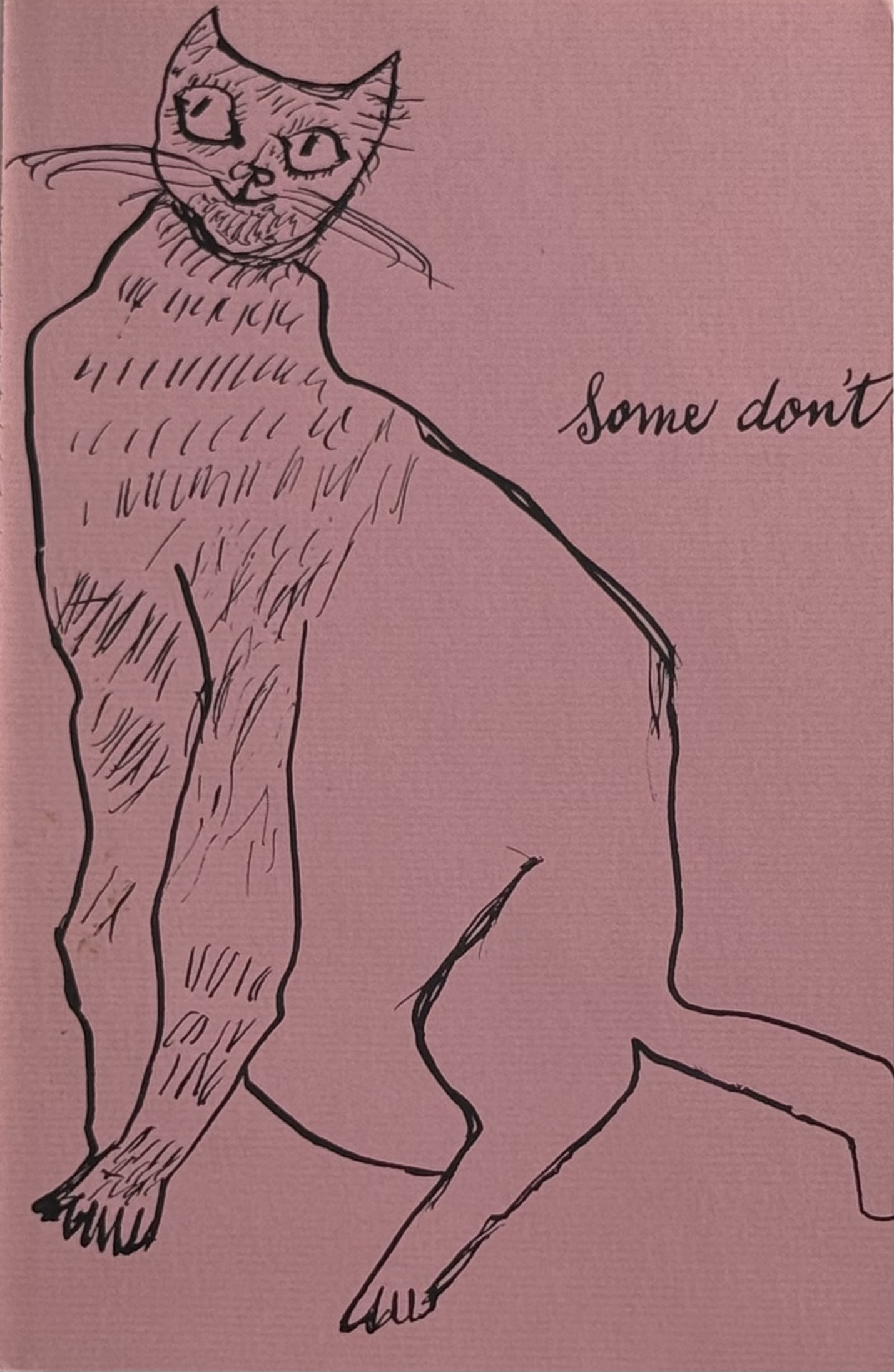 Andy Warhol : Holy Cats - Some talk to angels, C. 1957