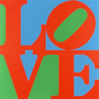 INDIANA (1928–2018) LOVE — one panel from "Love Wall" (Love Frieze), 1967